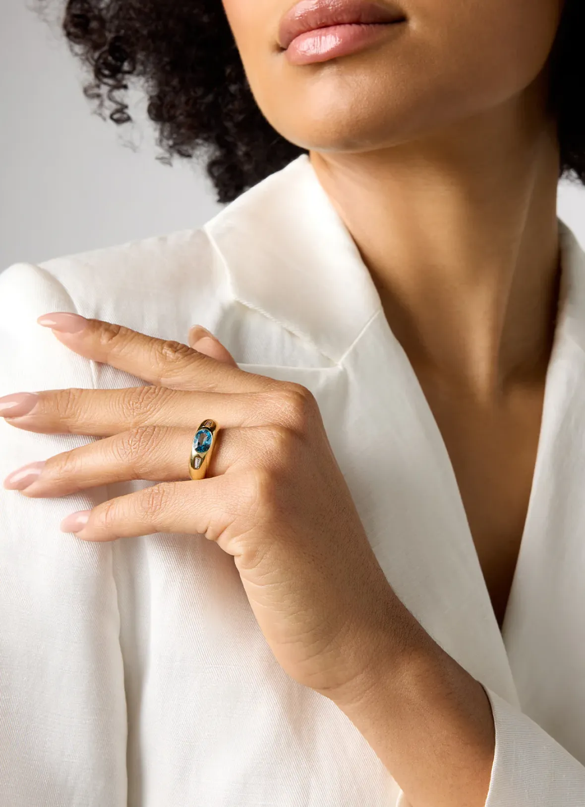 Diamond Point Geelgouden Ringen|Ringen Met Kleurstenen<Geelgouden ring, 1.42 ct topaas, BOLD