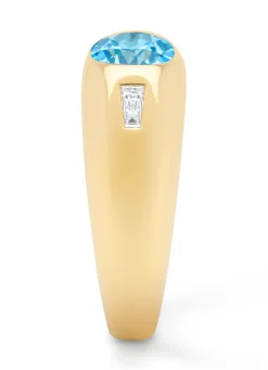 Diamond Point Geelgouden Ringen|Ringen Met Kleurstenen<Geelgouden ring, 1.42 ct topaas, BOLD