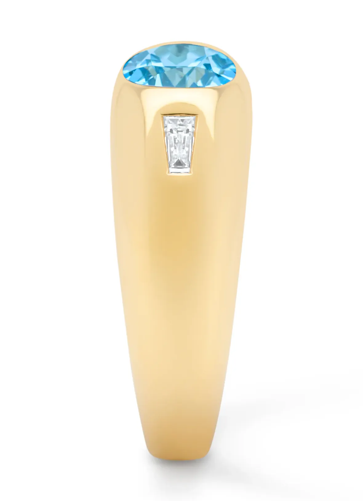 Diamond Point Geelgouden Ringen|Ringen Met Kleurstenen<Geelgouden ring, 1.42 ct topaas, BOLD