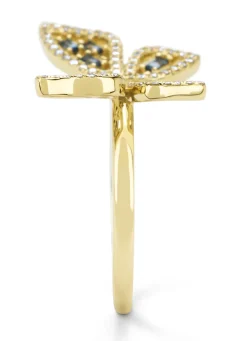 Diamond Point Geelgouden Ringen|Ringen Met Kleurstenen<Geelgouden ring, 0.19 ct topaas, Butterfly Kisses