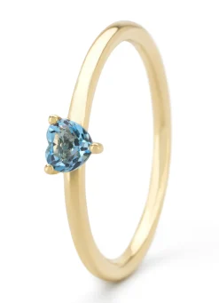 Diamond Point Geelgouden Ringen|Ringen Met Kleurstenen<Geelgouden ring, 0.30 ct topaas, Joy