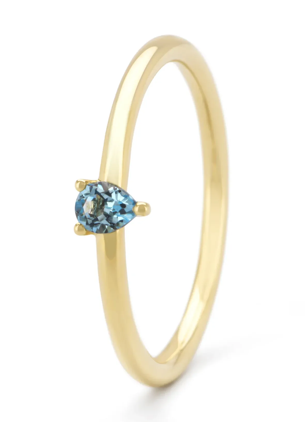 Diamond Point Geelgouden Ringen|Ringen Met Kleurstenen<Geelgouden ring, 0.18 ct topaas, Joy