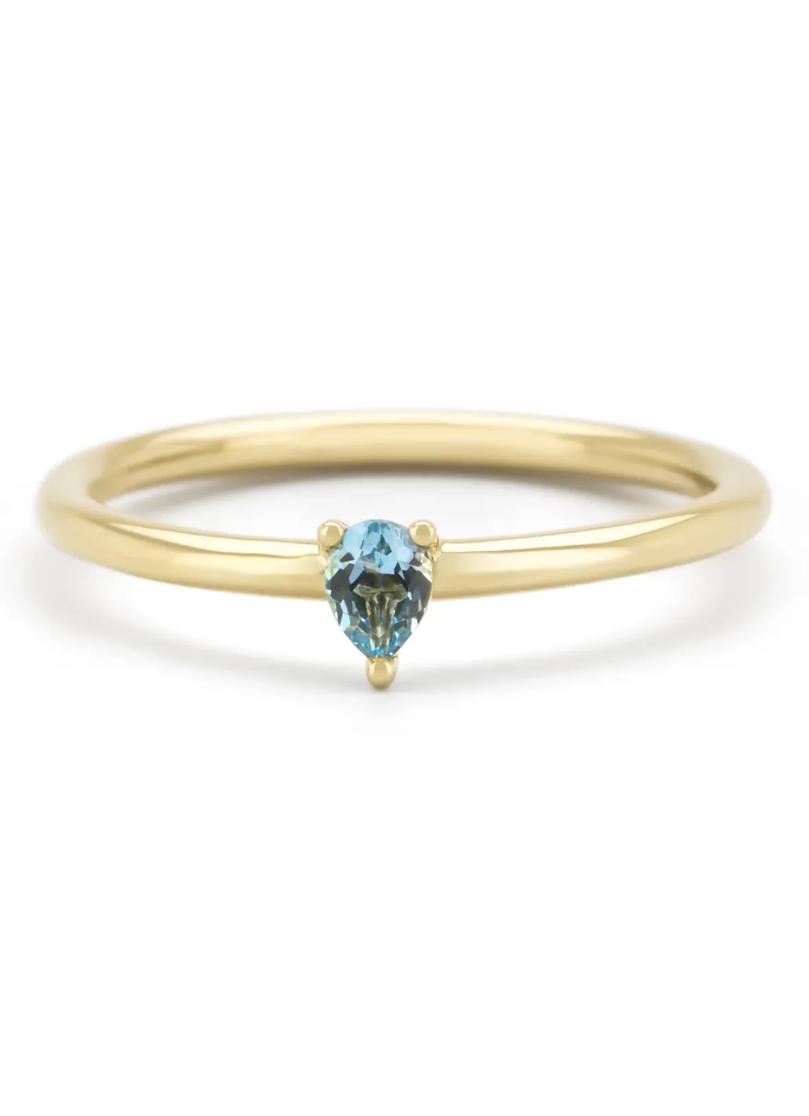 Diamond Point Geelgouden Ringen|Ringen Met Kleurstenen<Geelgouden ring, 0.18 ct topaas, Joy