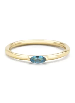 Diamond Point Geelgouden Ringen|Ringen Met Kleurstenen<Geelgouden ring, 0.16 ct topaas, Joy