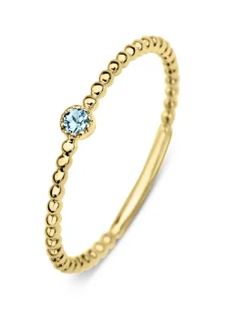 Diamond Point Geelgouden Ringen|Ringen Met Kleurstenen<Geelgouden ring, 0.04 ct topaas, Joy