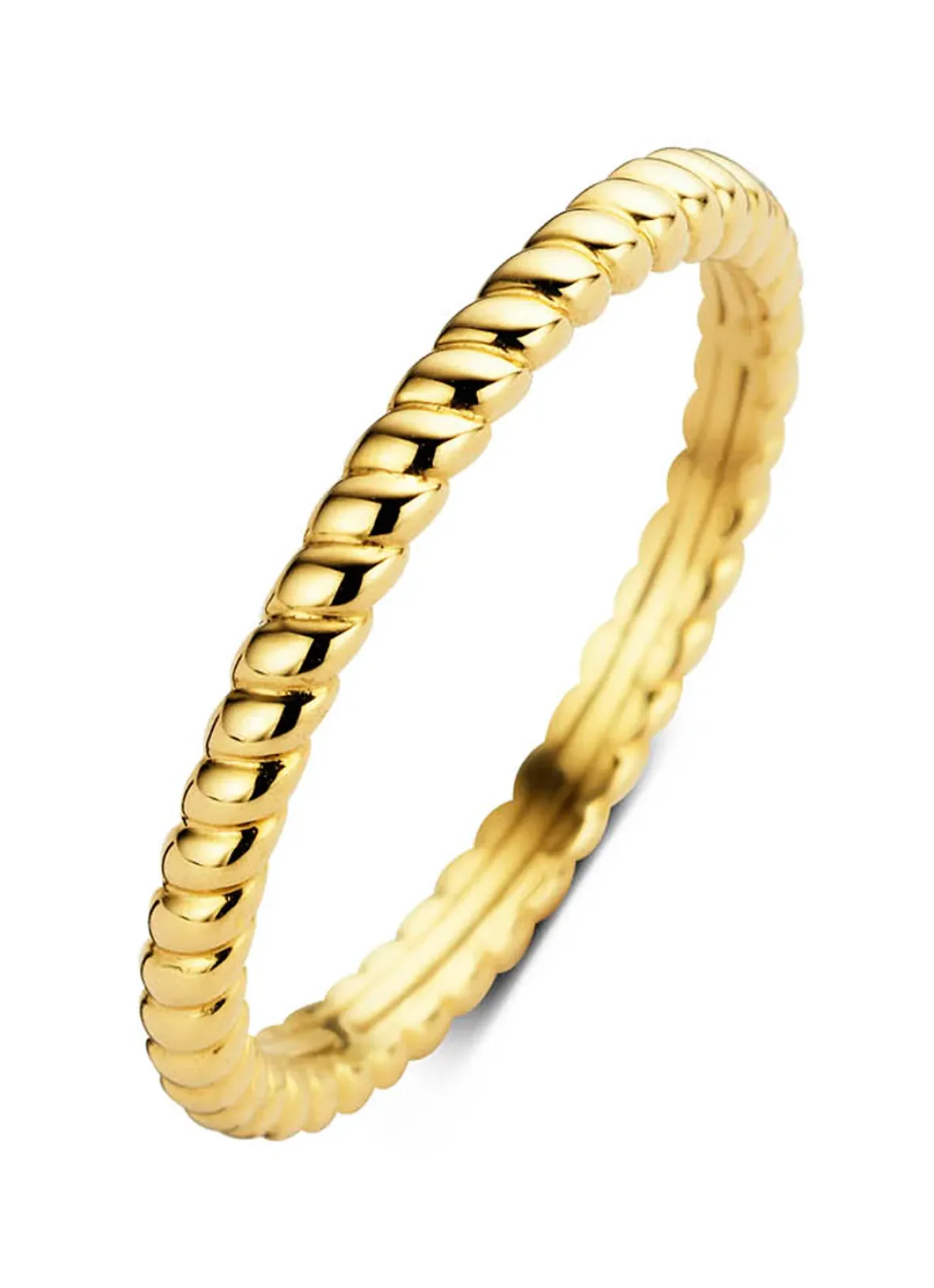 Diamond Point Geelgouden Ringen|Fijne Ringen<Geelgouden ring Ensemble