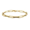 Diamond Point Geelgouden Armbanden|Schakelarmbanden<Geelgouden schakelarmband Closed Forever 18 cm