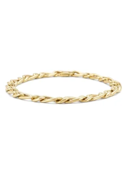 Diamond Point Geelgouden Armbanden|Schakelarmbanden<Geelgouden schakelarmband Timeless Treasures 20 cm