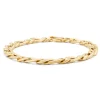 Diamond Point Geelgouden Armbanden|Schakelarmbanden<Geelgouden schakelarmband Timeless Treasures 19 cm
