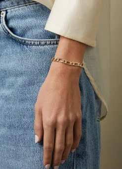Diamond Point Geelgouden Armbanden|Schakelarmbanden<Geelgouden schakelarmband Timeless Treasures 19 cm