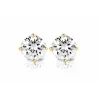 Diamond Point Solitair C|Solitair Classic<Geelgouden solitair oorstekers, 0.44 ct diamant, Groeibriljant