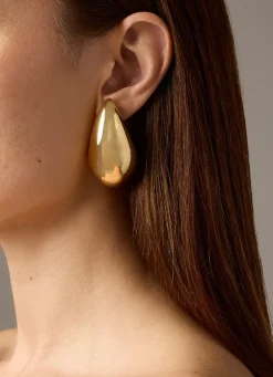 Diamond Point Geelgouden Oorsieraden|Oorstekers<Geelgouden 'Teardrop' oorsieraden Marigold