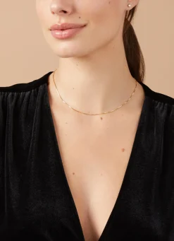 Diamond Point Geelgouden Colliers|Lengtecolliers<Geelgouden venetiaans collier Timeless Treasures (42cm)