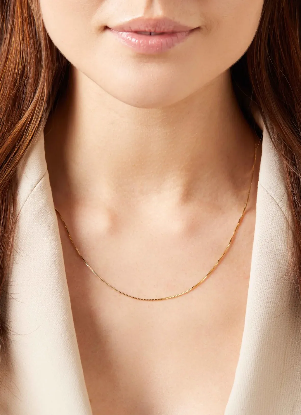 Diamond Point Geelgouden Colliers|Lengtecolliers<Geelgouden venetiaans collier Timeless Treasures (50cm)