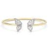 Diamond Point Diamanten Armbanden|Bangle Armbanden<Gouden armband, 0.47 ct diamant, Butterfly Kisses
