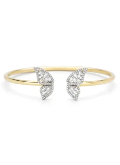 Diamond Point Diamanten Armbanden|Bangle Armbanden<Gouden armband, 0.47 ct diamant, Butterfly Kisses