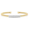 Diamond Point Bangle Armbanden<Gouden armband, 0.80 ct diamant, Caviar