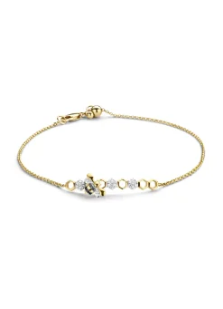 Diamond Point Diamanten Armbanden|Fijne Armbanden<Gouden armband, 0.09 ct diamant, Queen Bee