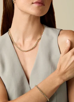 Diamond Point Schakelarmbanden<Gouden armband Timeless Treasures 19 cm