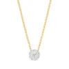Diamond Point Diamanten Colliers<Gouden collier, 0.21 ct diamant, Hearts & Arrows