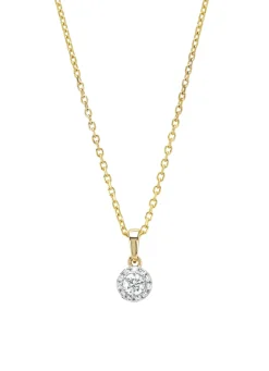 Diamond Point Diamanten Colliers|Fijne Colliers<Gouden collier, 0.15 ct diamant, Starlight