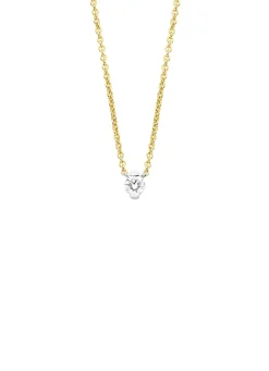 Diamond Point Diamanten Colliers|Fijne Colliers<Gouden collier, 0.15 ct diamant, Starlight