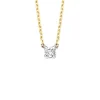 Diamond Point Diamanten Colliers|Fijne Colliers<Gouden collier, 0.10 ct diamant, Starlight