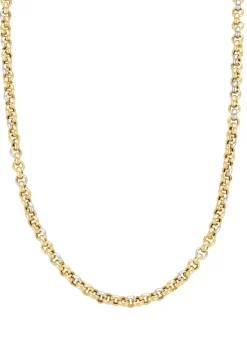 Diamond Point Schakel Colliers<Gouden collier Timeless Treasures 45 cm