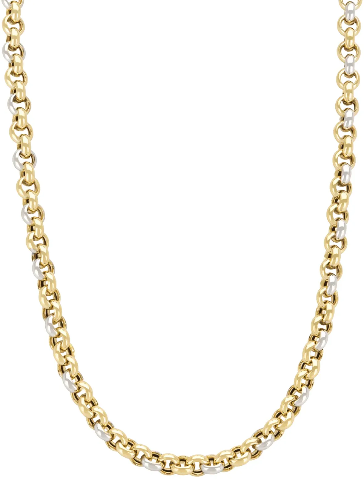 Diamond Point Schakel Colliers<Gouden collier Timeless Treasures 45 cm