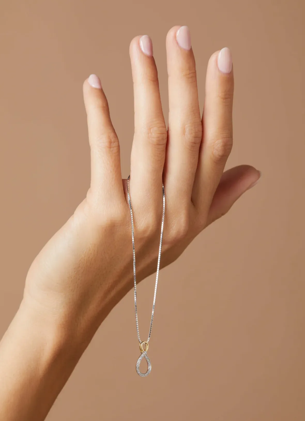 Diamond Point Losse Hangers<Gouden hanger, 0.06 ct diamant, Ensemble