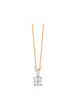 Diamond Point Losse Hangers<Gouden hanger, 0.27 ct diamant, Fourever