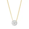 Diamond Point Losse Hangers<Gouden hanger, 0.43 ct diamant, Hearts & Arrows