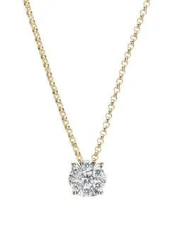 Diamond Point Diamanten Colliers<Gouden hanger met collier, 0.24 ct diamant, Enchanted
