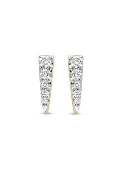Diamond Point Diamanten Oorsieraden|Oorstekers<Gouden oorsieraden, 0.12 ct diamant, Cosmic