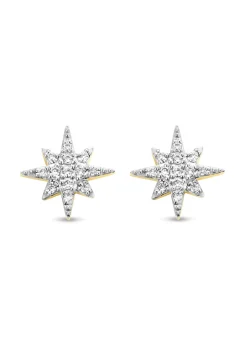 Diamond Point Diamanten Oorsieraden|Oorstekers<Gouden oorsieraden, 0.10 ct diamant, Cosmic