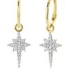 Diamond Point Diamanten Oorsieraden|Oorhangers<Gouden oorsieraden, 0.14 ct diamant, Cosmic