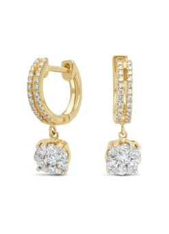 Diamond Point Diamanten Oorsieraden|Oorhangers<Gouden oorsieraden, 0.59 ct diamant, Enchanted