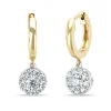 Diamond Point Diamanten Oorsieraden<Gouden oorsieraden, 0.65 ct diamant, Hearts & Arrows