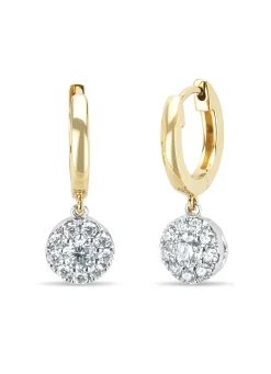 Diamond Point Diamanten Oorsieraden<Gouden oorsieraden, 0.65 ct diamant, Hearts & Arrows