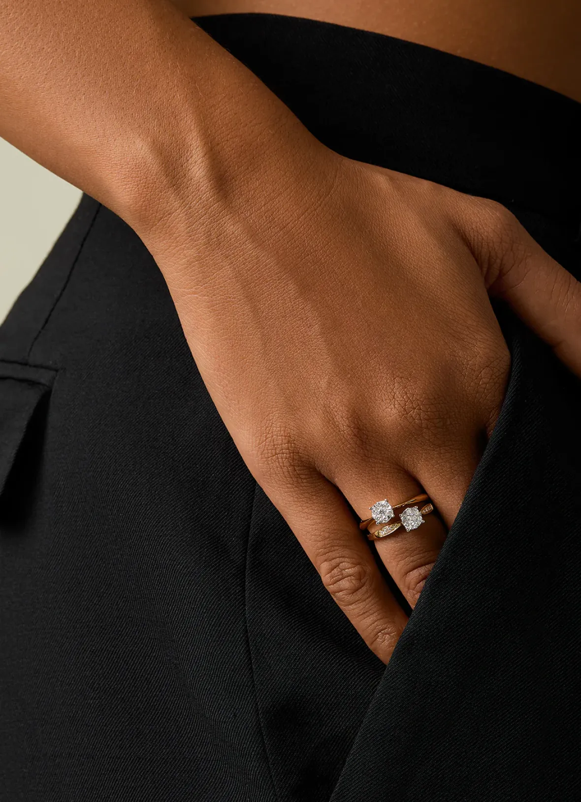 Diamond Point Diamanten Ringen|Verlovingsringen<Gouden ring, 0.25 ct diamant, Enchanted