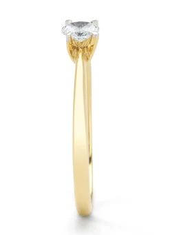 Diamond Point Diamanten Ringen|Fijne Ringen<Gouden ring, 0.20 ct diamant, Starlight