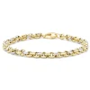 Diamond Point Schakelarmbanden<Gouden schakelarmband Timeless Treasures 18 cm