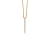 Diamond Point Roségouden Colliers|Diamanten Colliers<Roségouden collier, 0.05 ct diamant, Joy