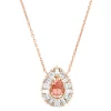 Diamond Point Roségouden Colliers|Colliers Met Kleurstenen<Roségouden collier, 0.55 ct morganiet, Gallery