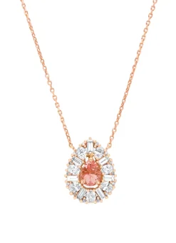 Diamond Point Roségouden Colliers|Colliers Met Kleurstenen<Roségouden collier, 0.55 ct morganiet, Gallery