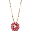 Diamond Point Losse Hangers|Roségouden Bruidssieraden<Roségouden hanger, 0.04 ct diamant, Majestic