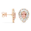Diamond Point Rosegouden Oorsieraden|Oorsieraden Met Kleurstenen<Roségouden oorsieraden, 1.12 ct morganiet, Gallery