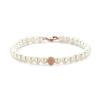 Diamond Point Roségouden Armbanden|Parel Armbanden<Roségouden parelarmband Rivièra