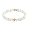 Diamond Point Roségouden Armbanden|Parel Armbanden<Roségouden parelarmband Rivièra