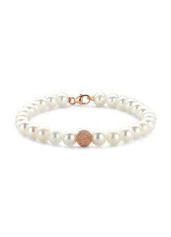 Diamond Point Roségouden Armbanden|Parel Armbanden<Roségouden parelarmband Rivièra